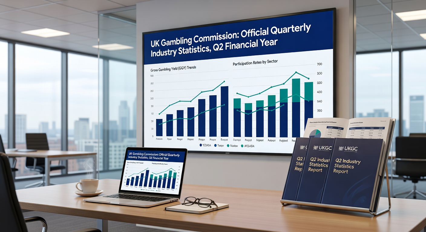 Infographic detailing land-based gambling premises and machines in the UK, illustrating the scale of operations amid online shifts