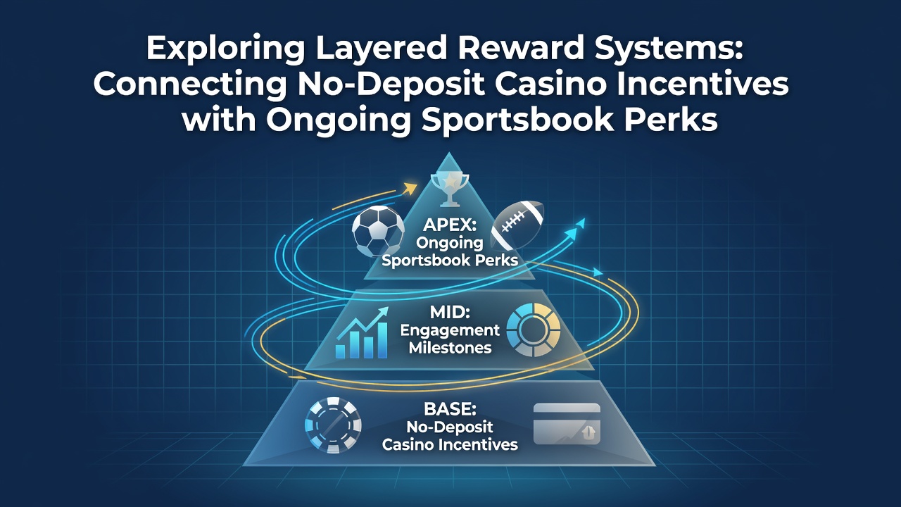 Player progression interface illustrating transition from casino bonuses to sportsbook rewards
