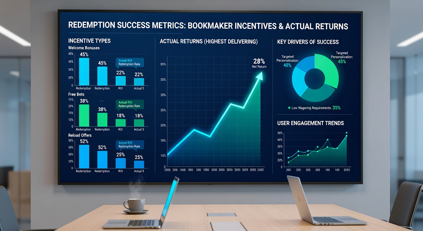 Infographic comparing actual returns from bookmaker incentives including cashback, deposit matches, and free bets